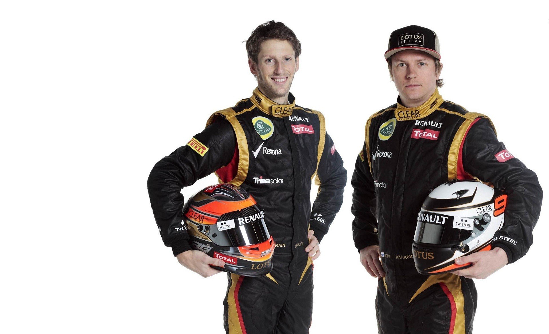 Lotus F1 team drivers