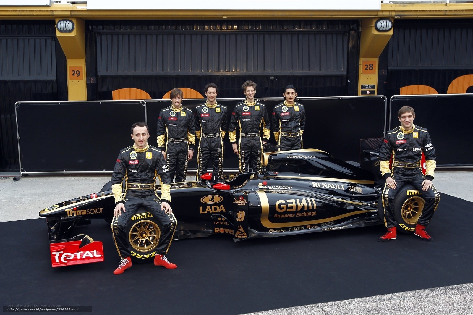 Lotus F1 team photo
