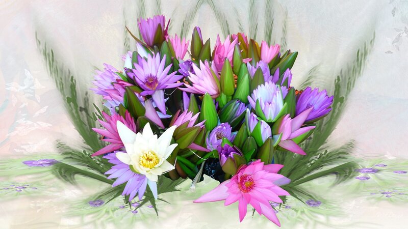Lotus Flower Bouquet