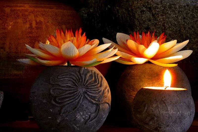 Lotus Flower Candles