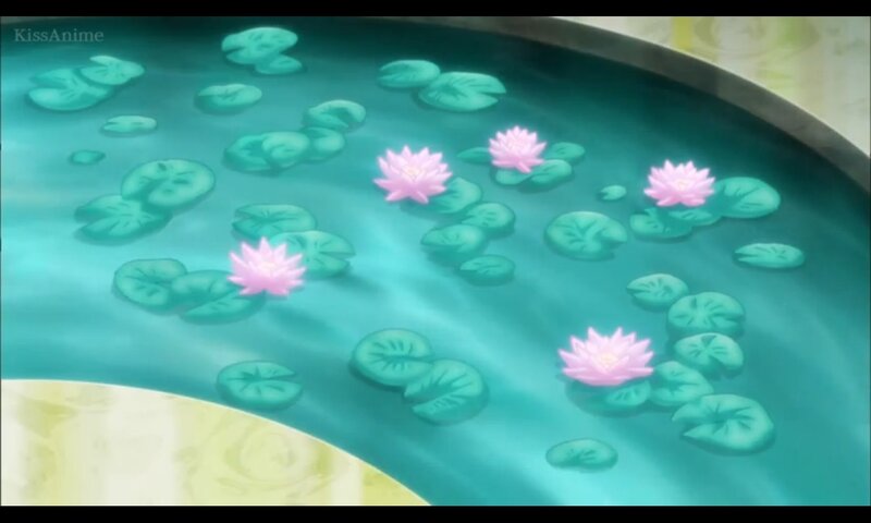 Lotus Flowers in Pond — Teal