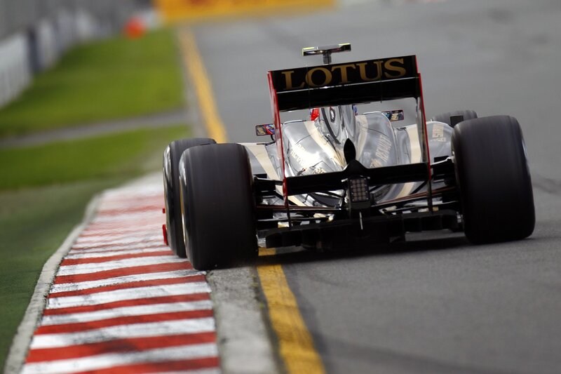 Lotus Formula 1 Car — Black, Dynamic
