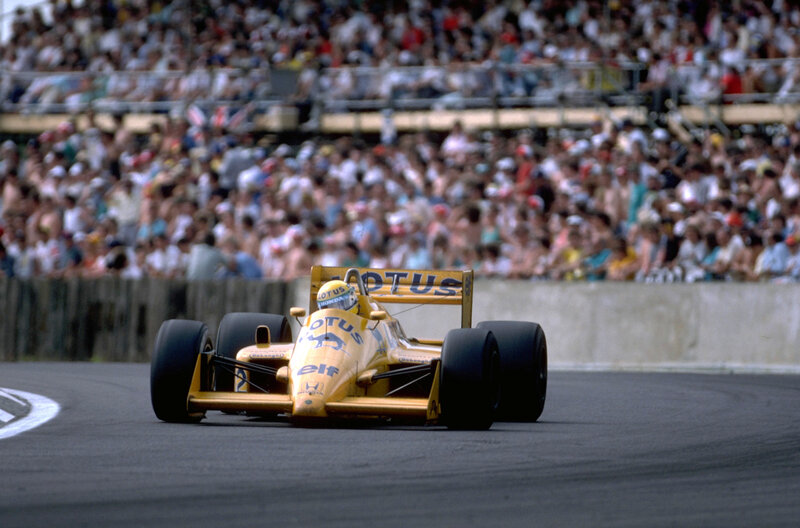 Lotus Formula 1 car on track