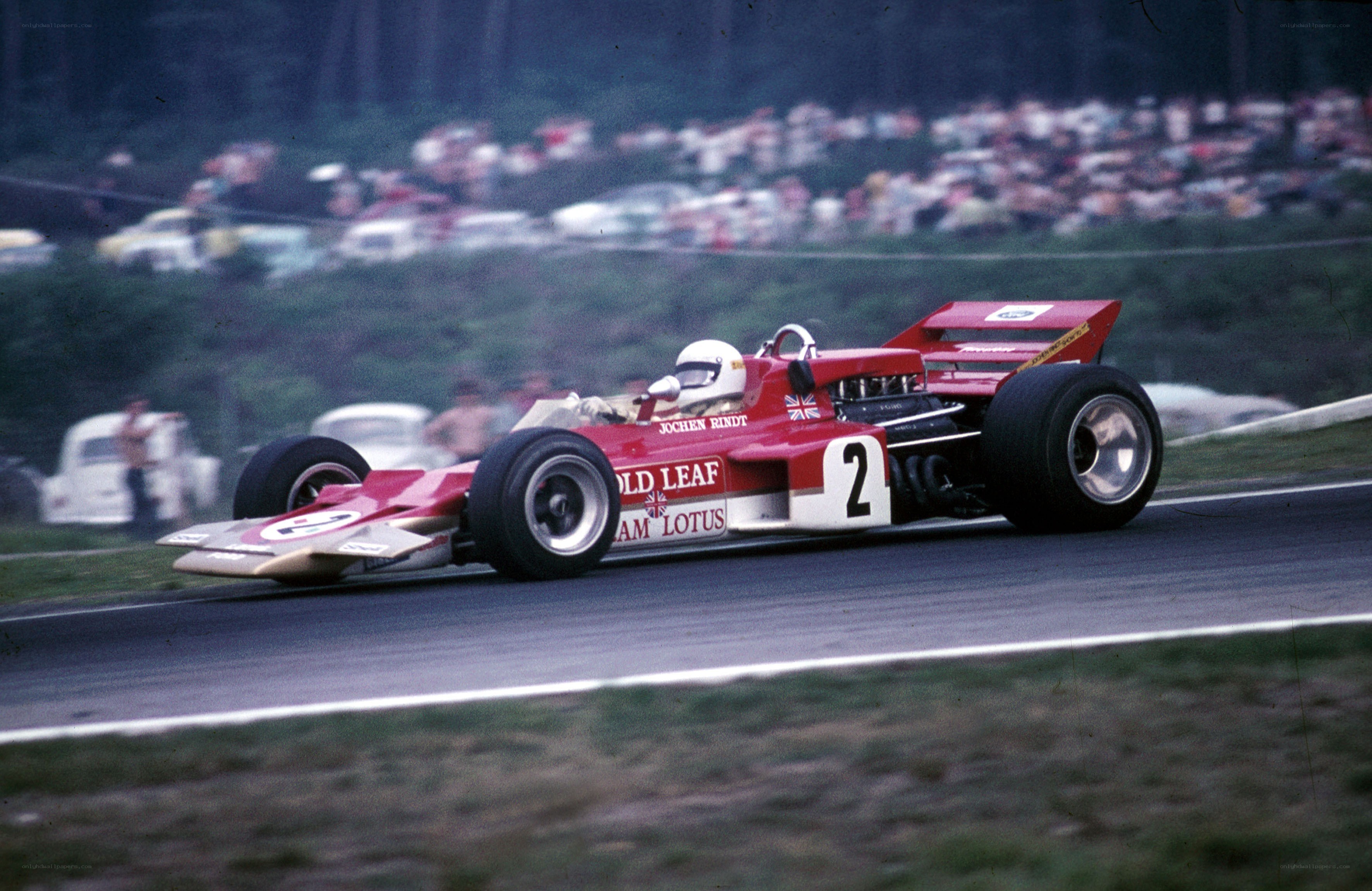 Lotus Formula One car on track