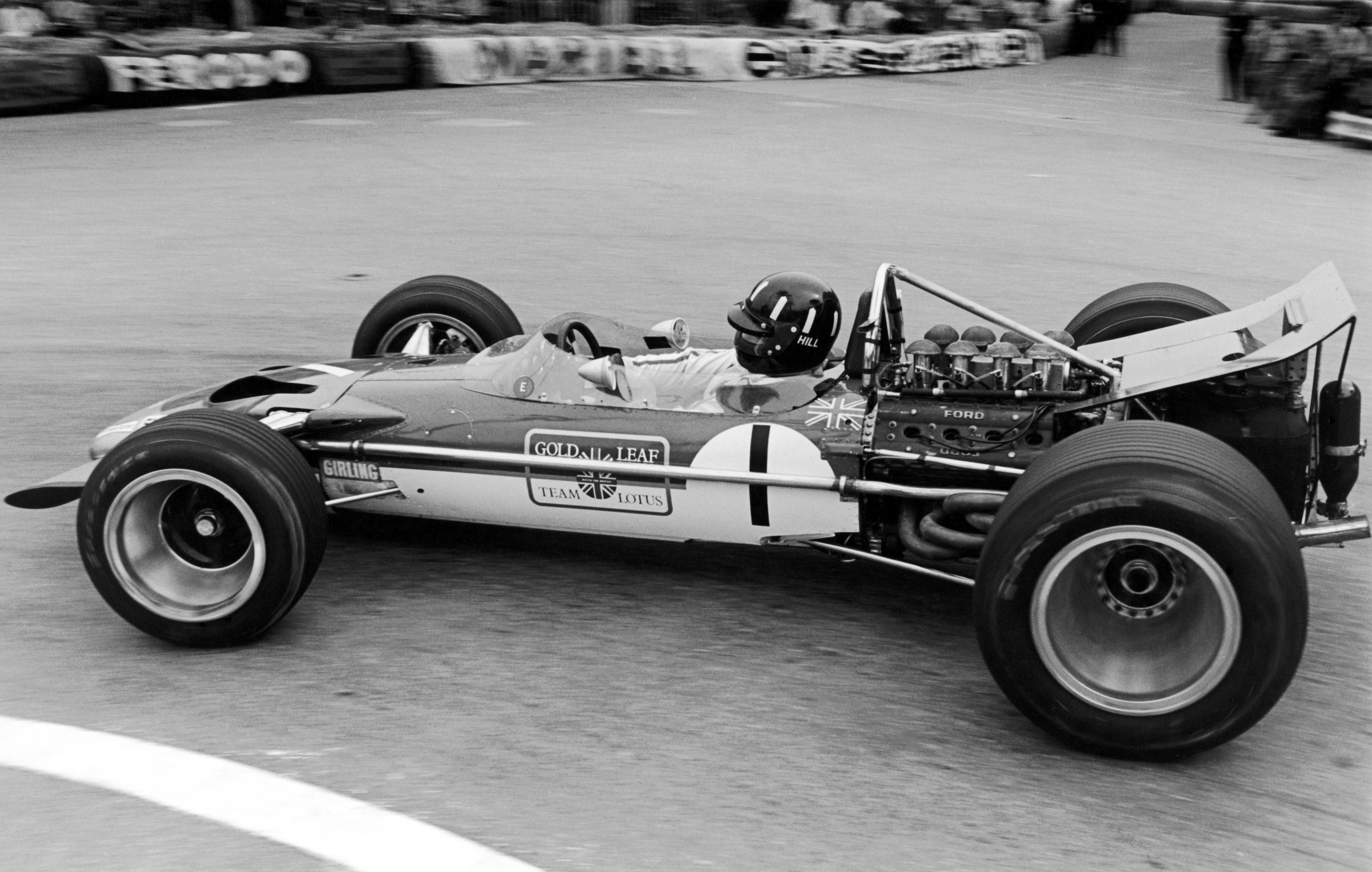 Lotus Formula One car on track