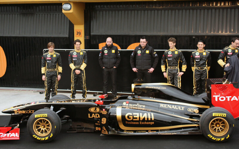 Lotus Renault F1 team presentation