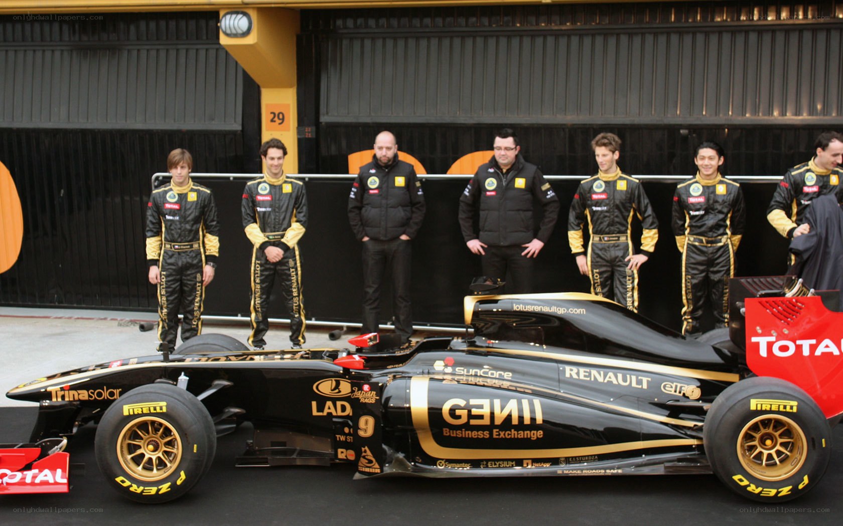 Lotus Renault F1 team presentation