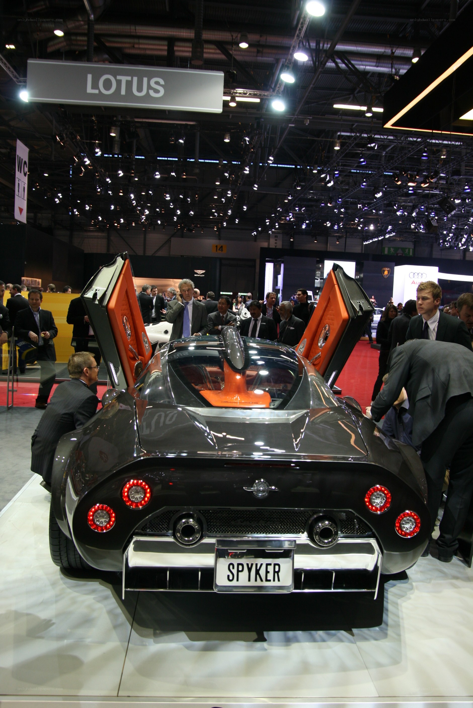 Lotus Spyker at auto show