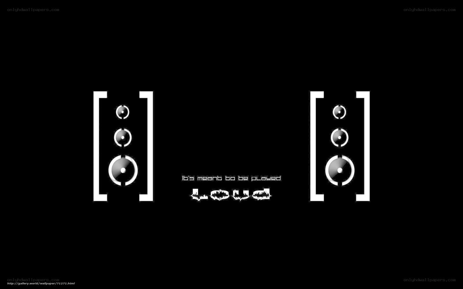 Loud music wallpaper