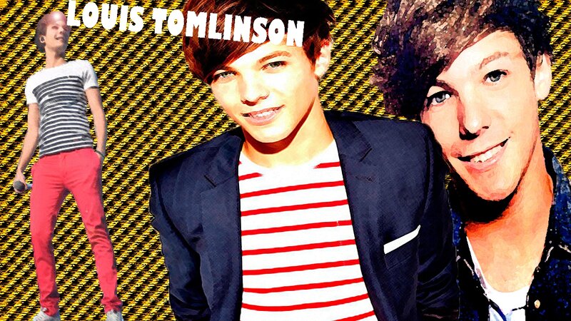 Louis Tomlinson Collage — Yellow
