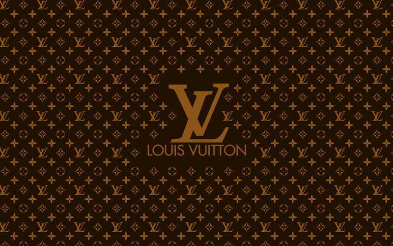 Louis Vuitton Pattern — Brown, Luxurious