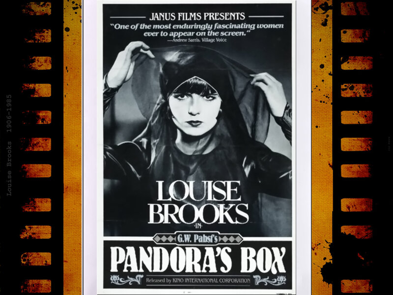 Louise Brooks in a Film Poster
