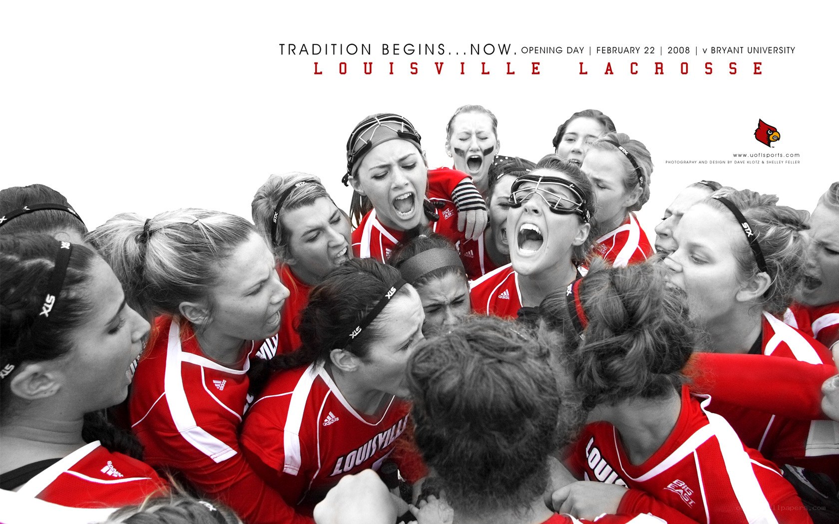 Louisville Lacrosse Team Huddle