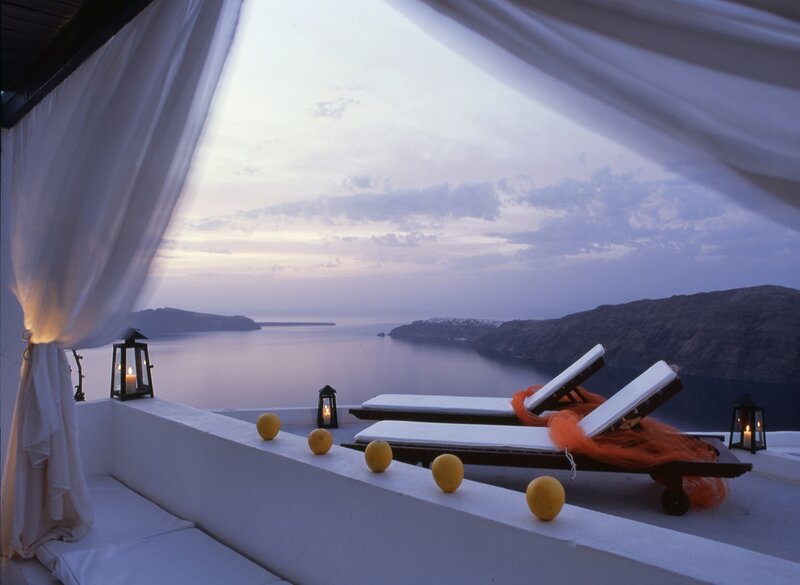 Lounge Chairs on Balcony