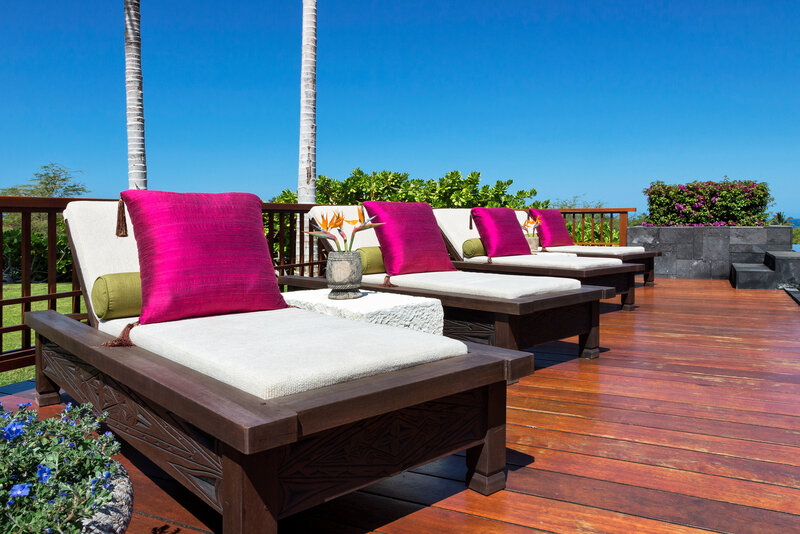 Lounge Chairs on Deck — Brown, Serene