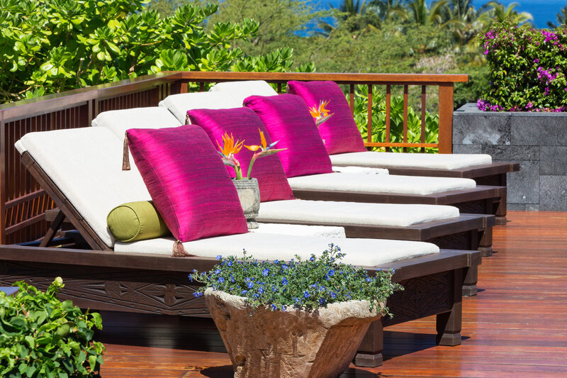 Lounge Chairs on Deck — Brown