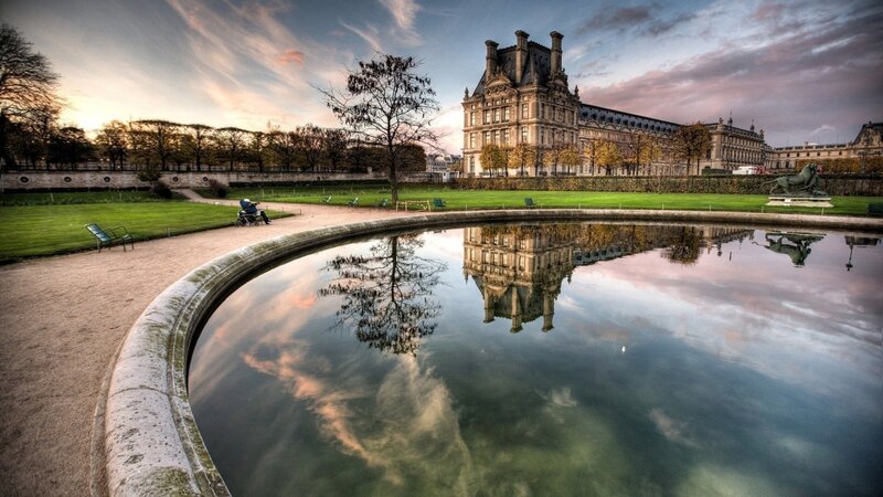 Louvre Palace Reflection