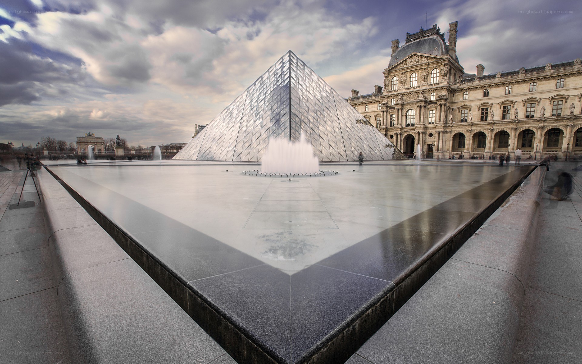 Louvre Pyramid and Courtyard