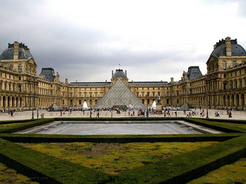 Louvre Pyramid and Courtyard