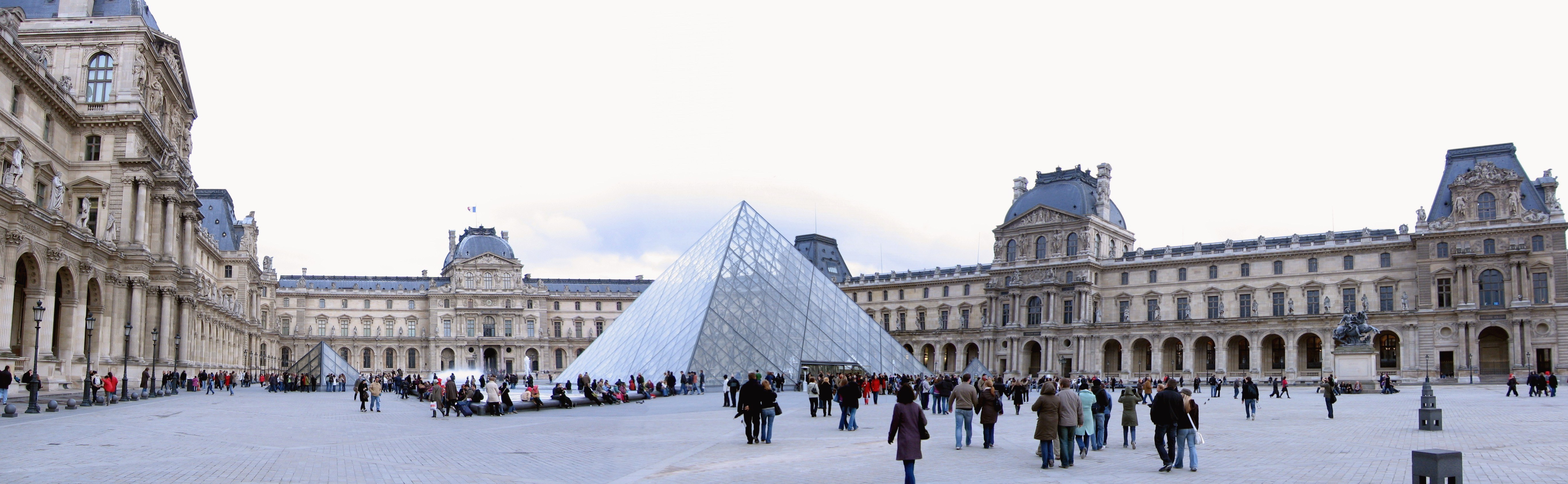 Louvre Pyramid and Courtyard