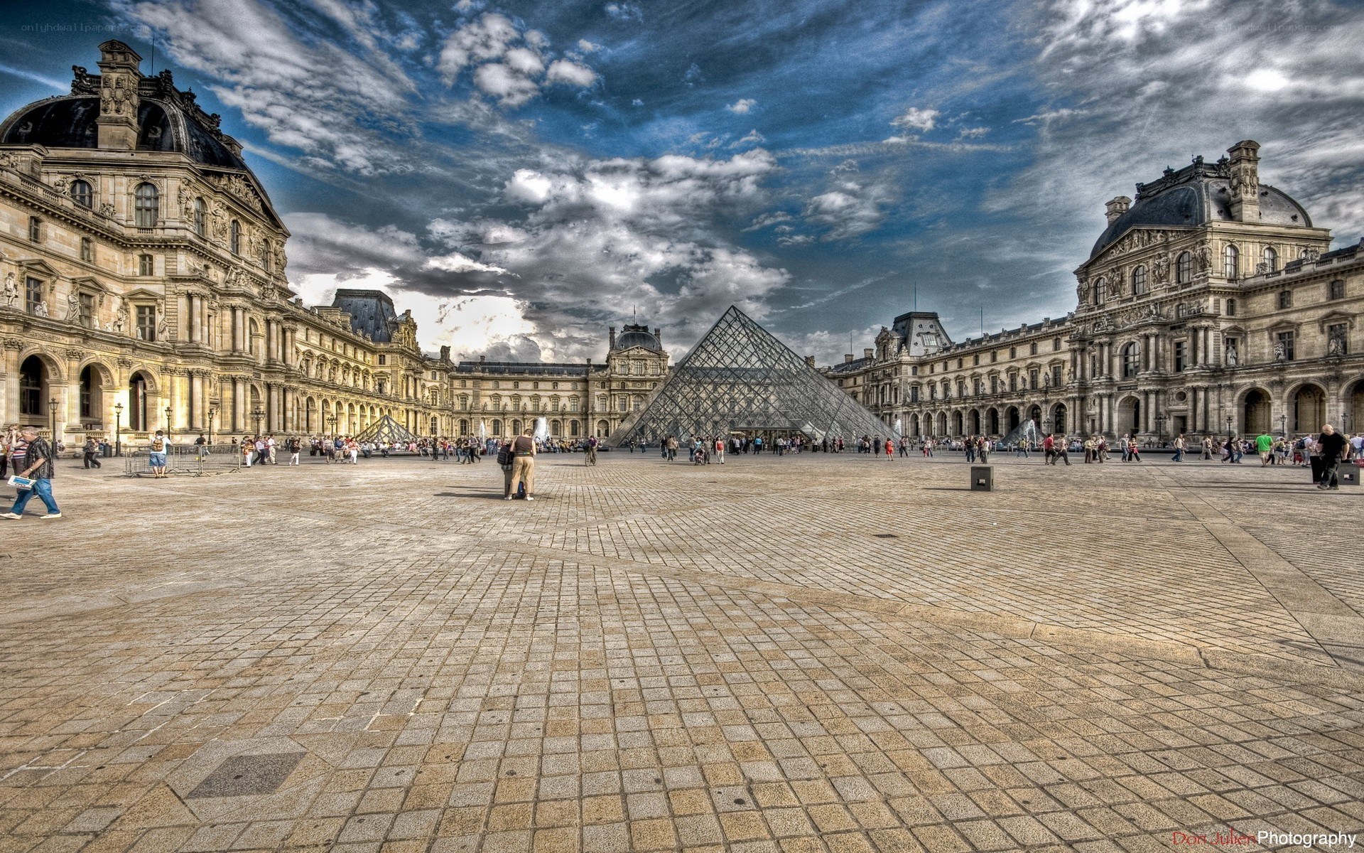 Louvre Pyramid and Courtyard