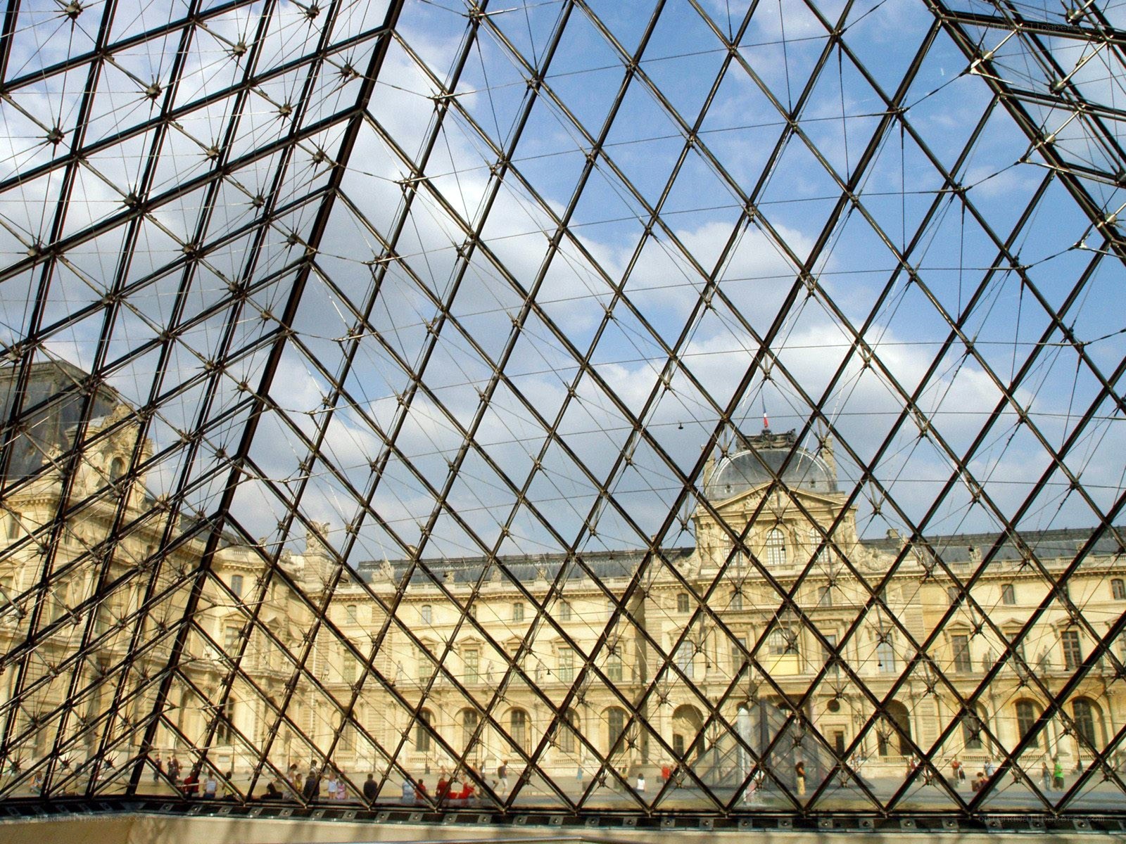 Louvre Pyramid and Courtyard