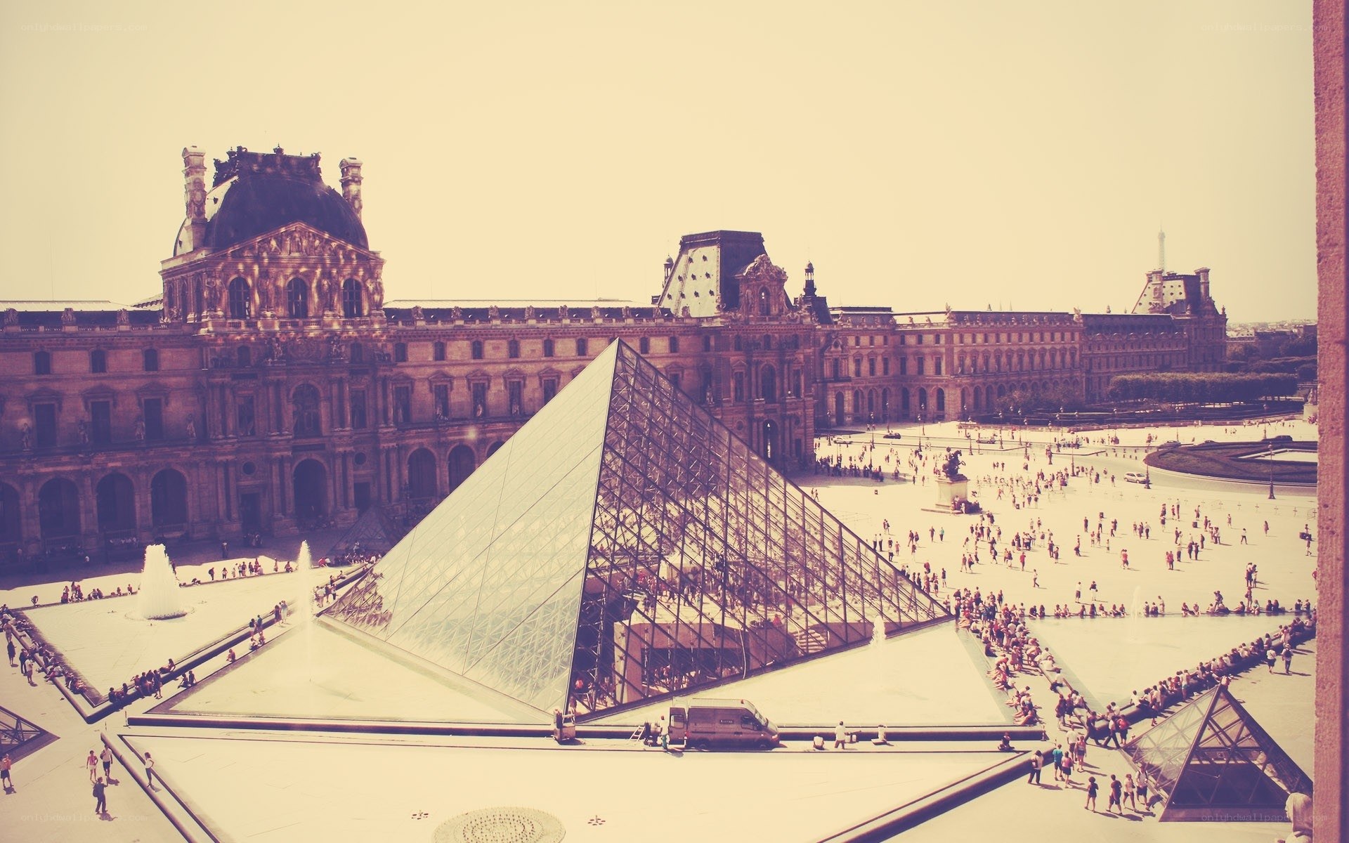 Louvre Pyramid and Courtyard