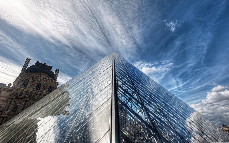Louvre Pyramid and Museum