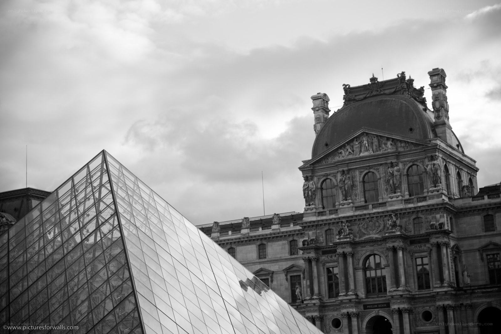 Louvre Pyramid and Palace