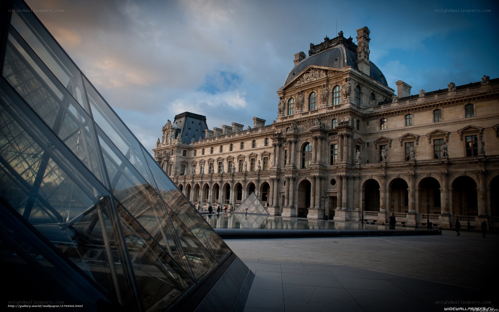 Louvre Pyramid and Palace