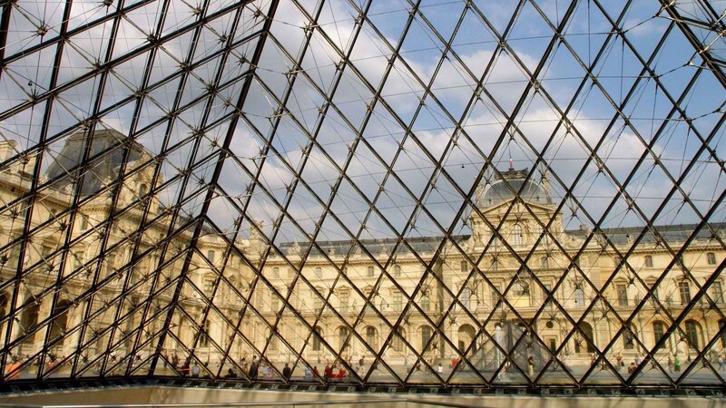 Louvre Pyramid View