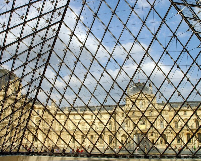 Louvre Pyramid View
