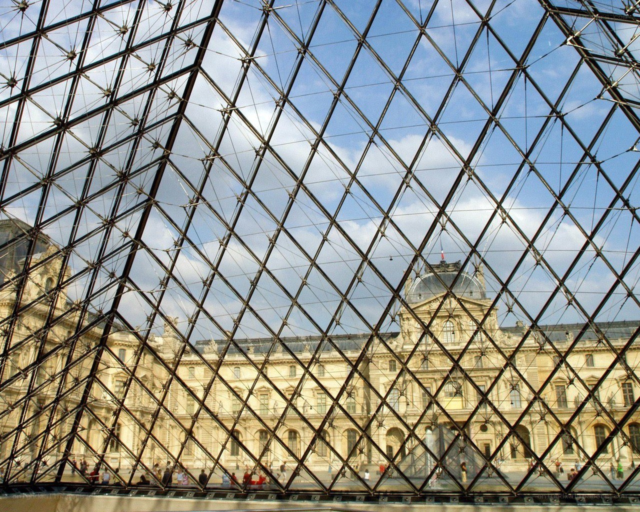 Louvre Pyramid View