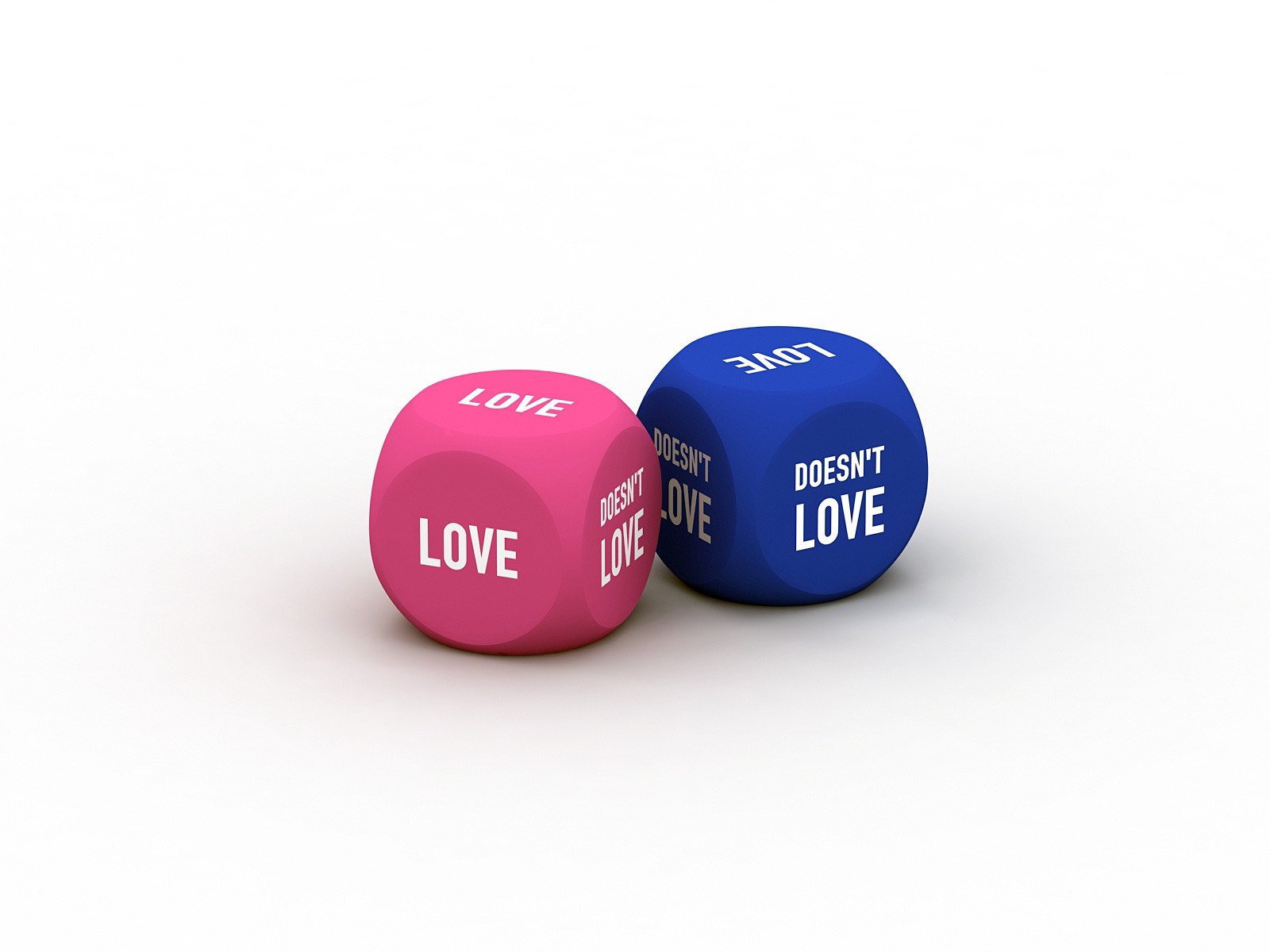 Love and doesn't love dice