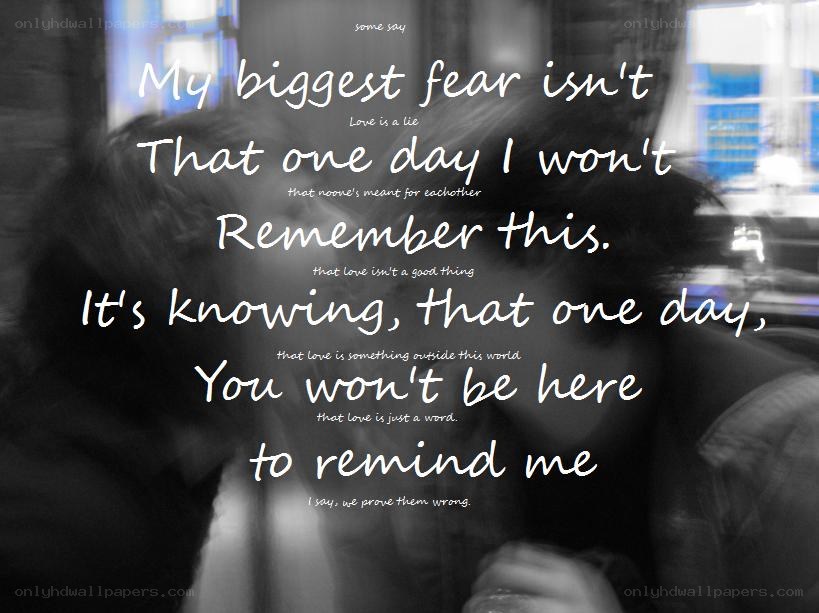 love and memory quote