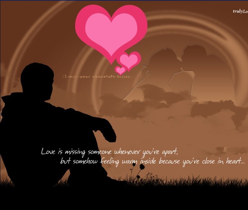 love and missing someone