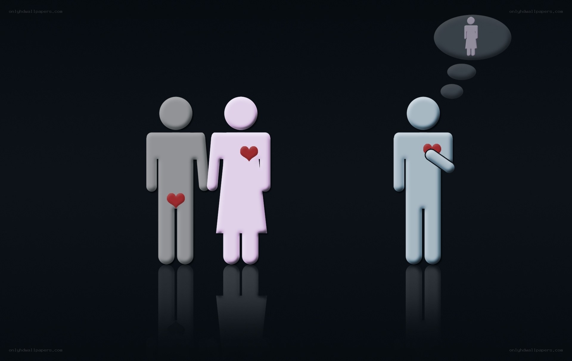 Love and relationships concept