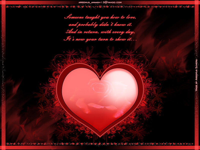 Love and teaching heart
