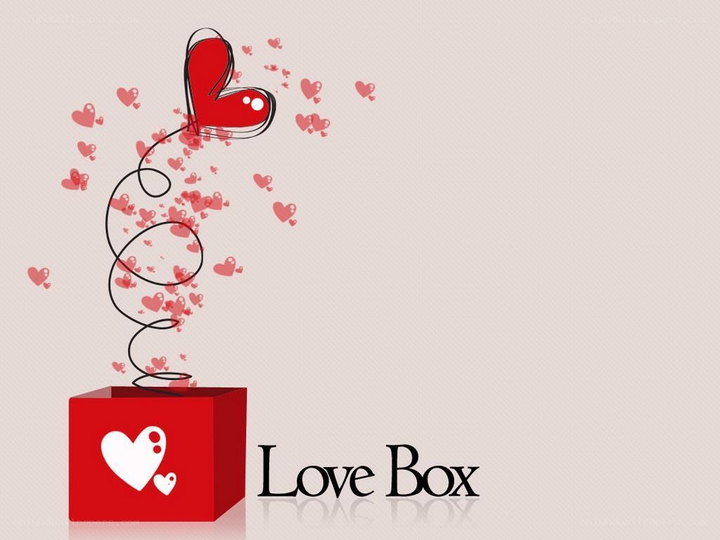 love box with hearts