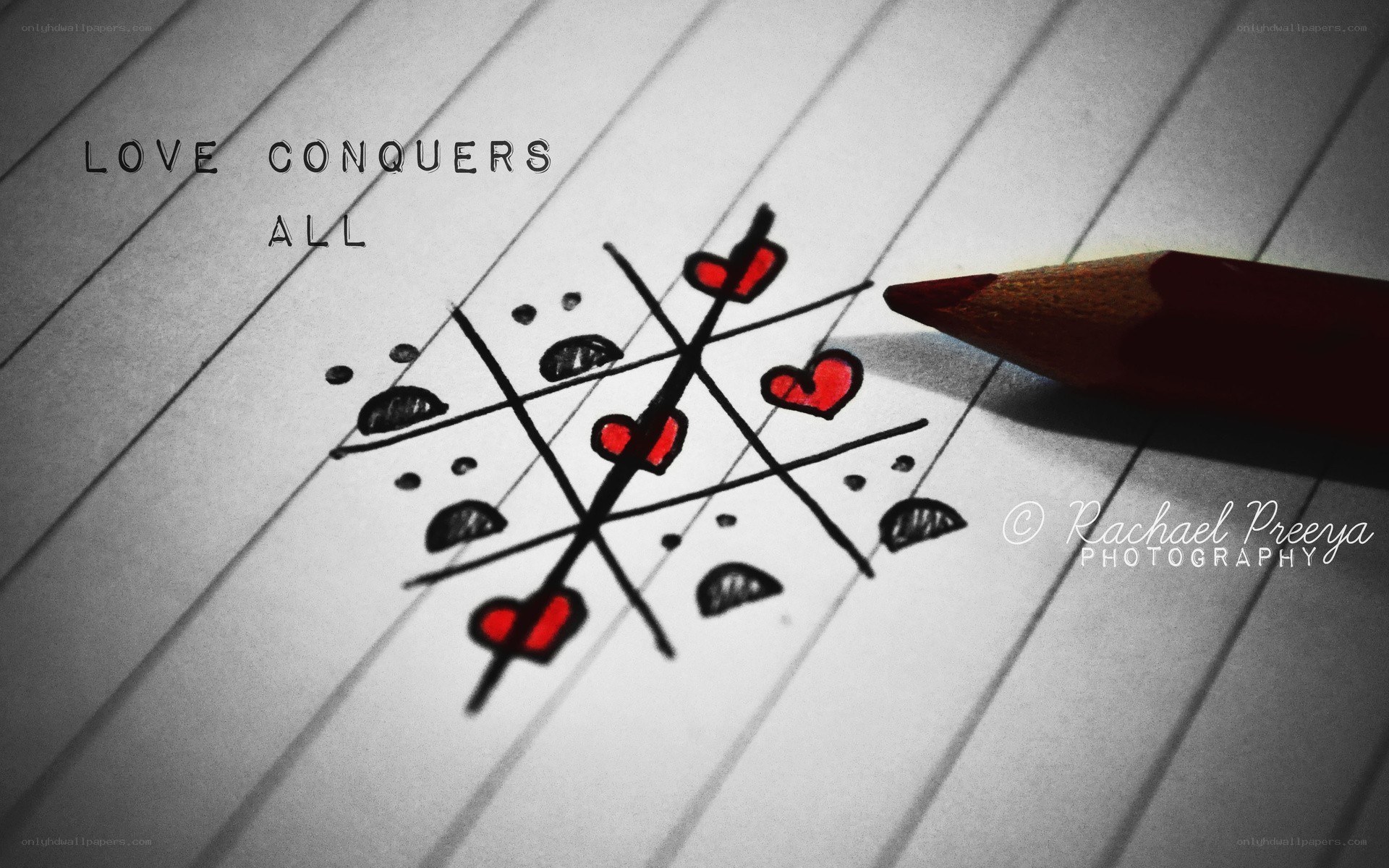 Love conquers all drawing