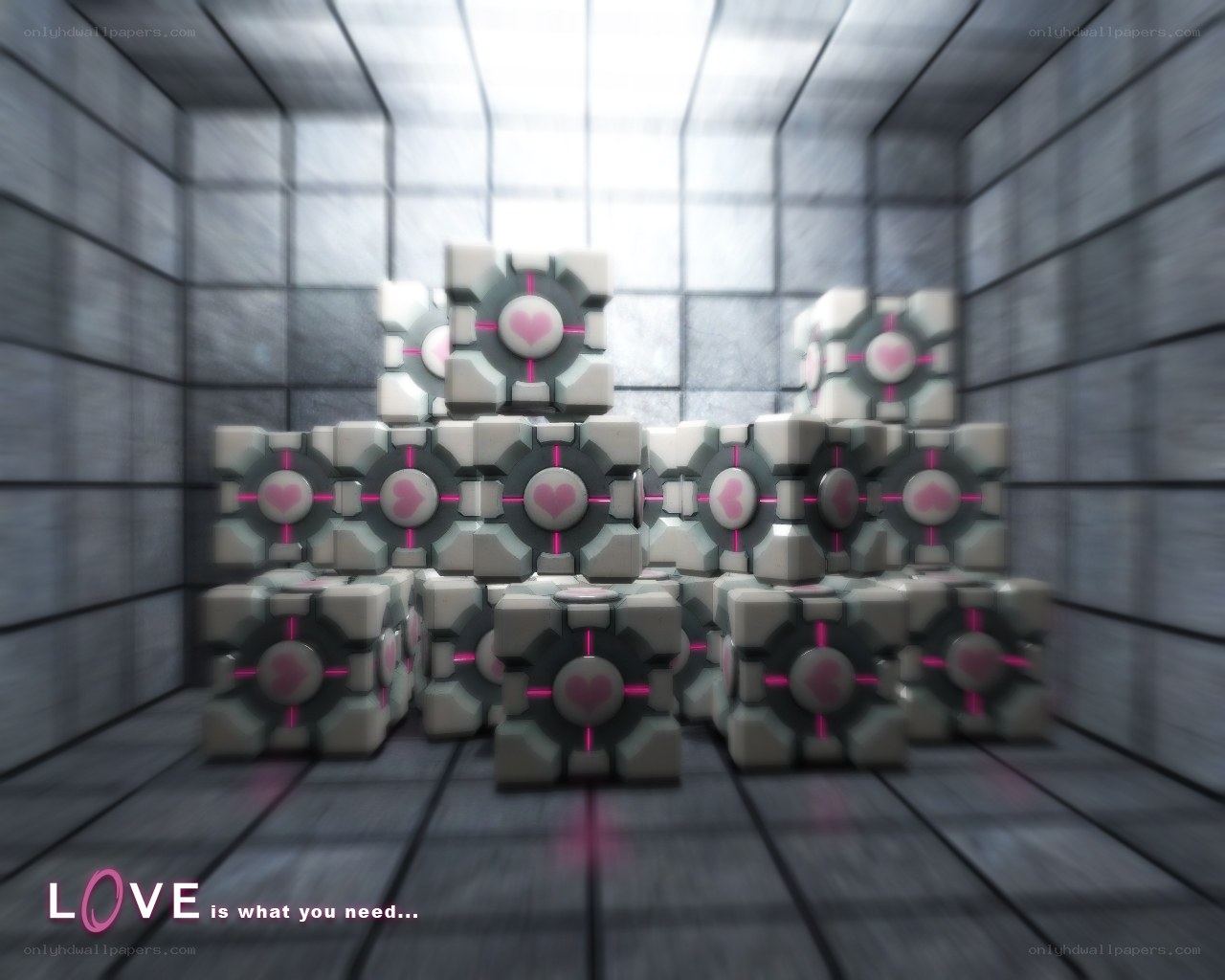 Love cubes in a chamber