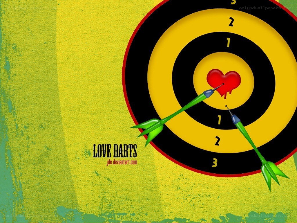 Love darts target