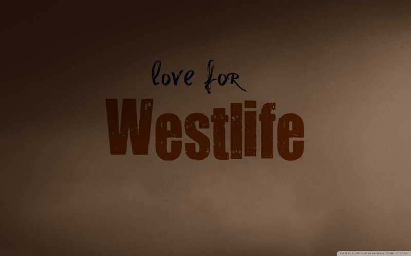 Love for Westlife text