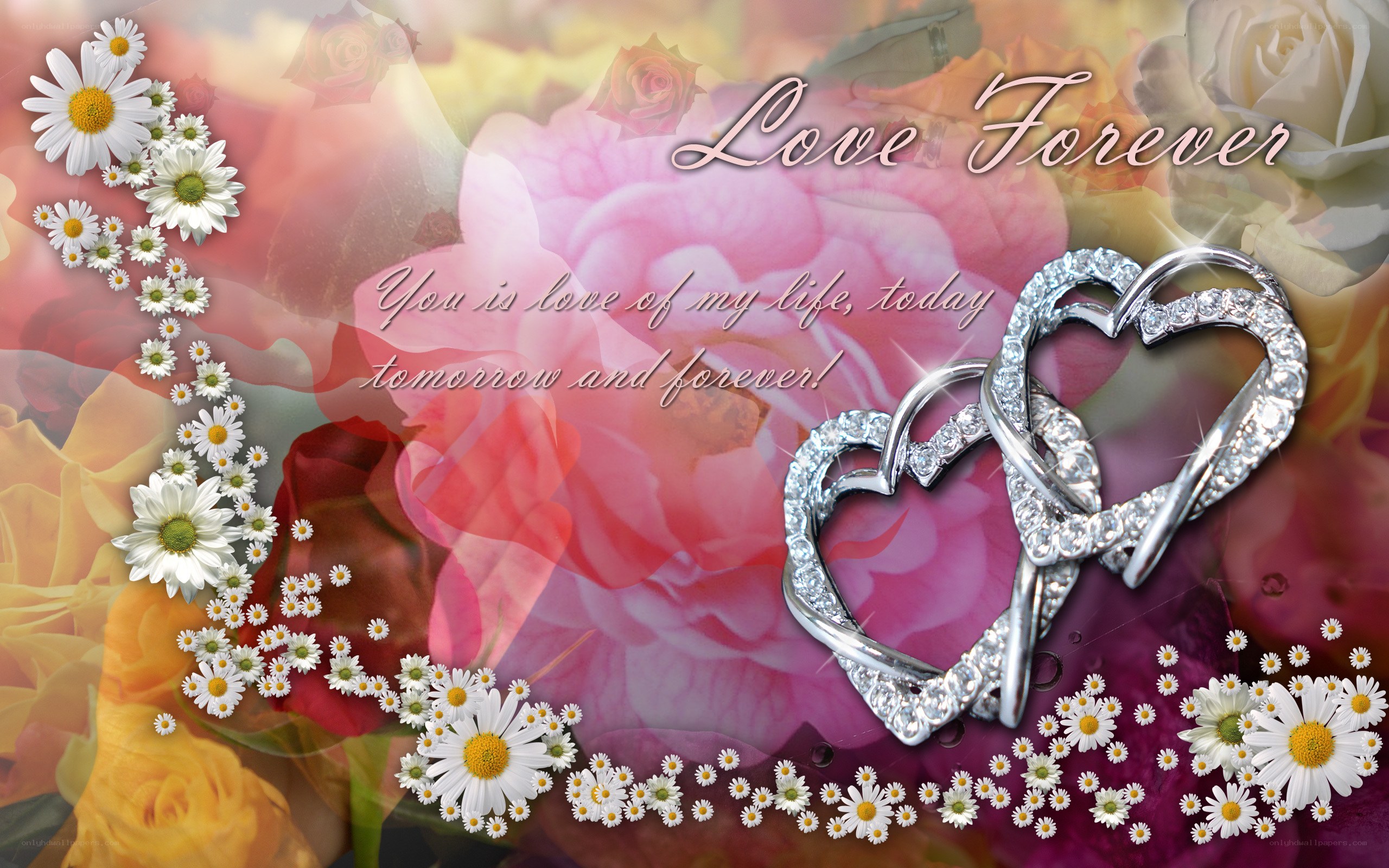 Love Forever hearts