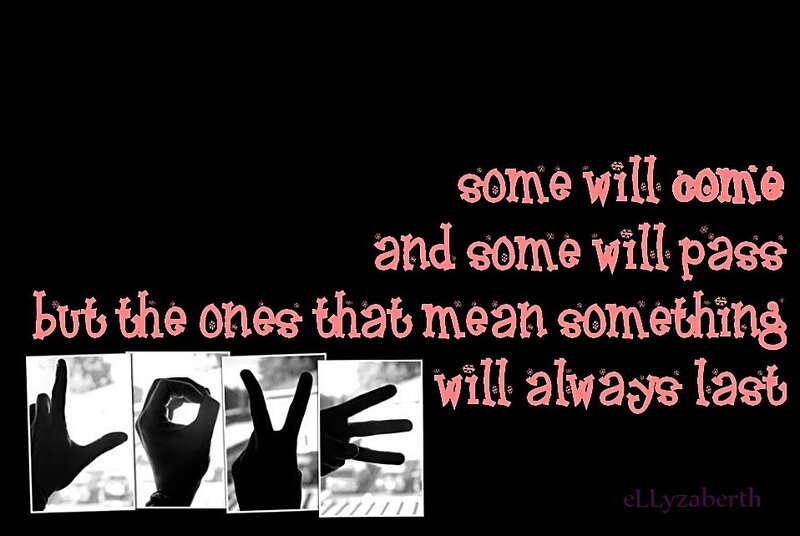 love hand signs quote