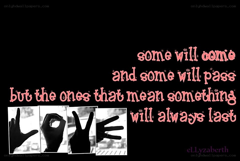 love hand signs quote