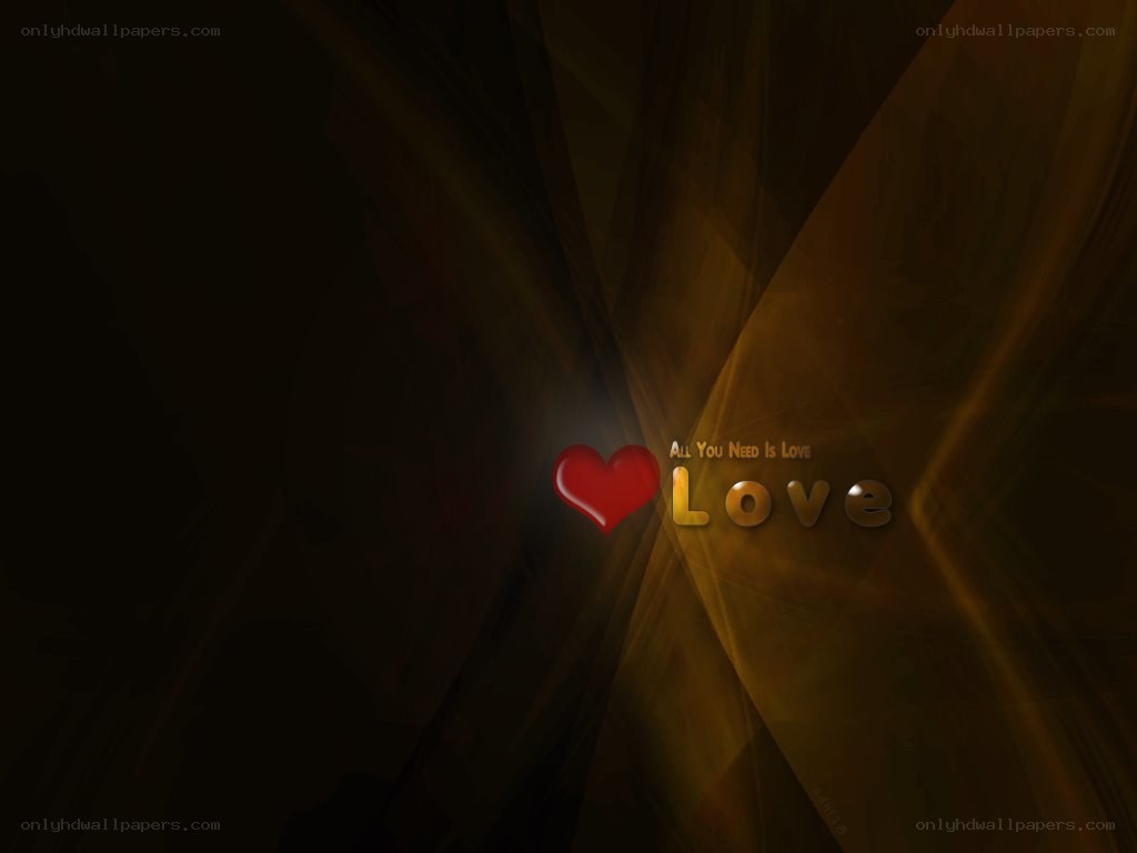 love heart and text background