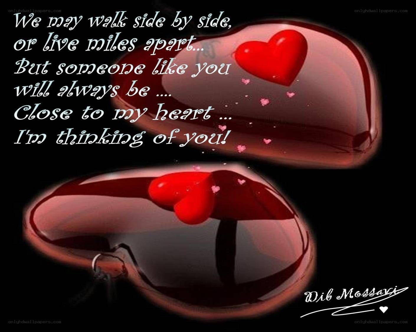 love heart message