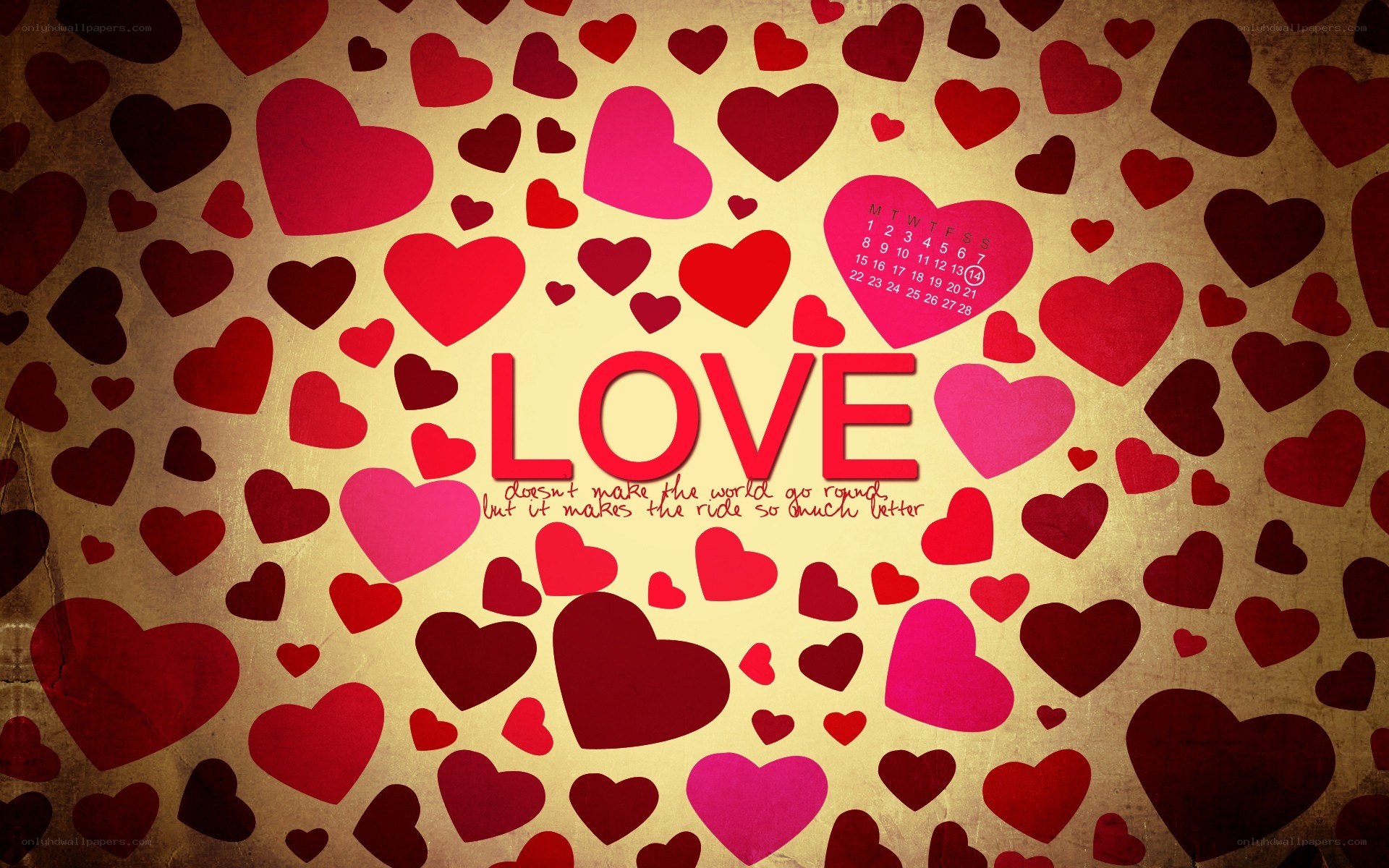 Love hearts wallpaper