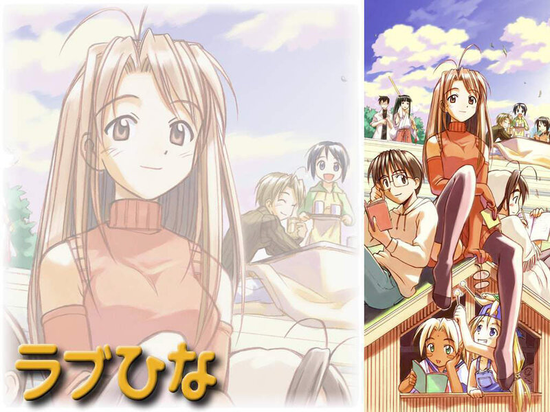 Love Hina anime art